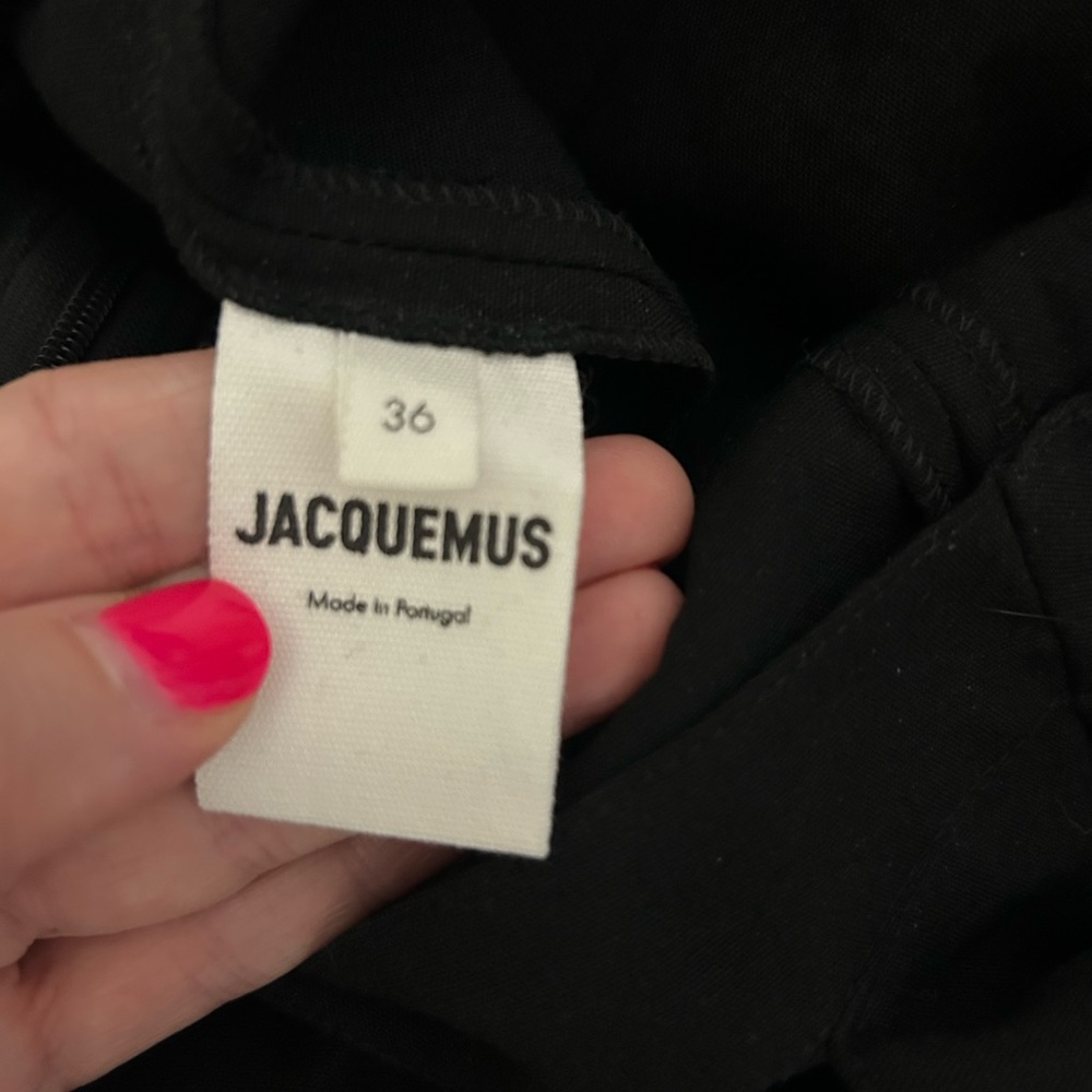 Jacquemus Black Mini Dress size 36, KIBO - Picture 5 of 8